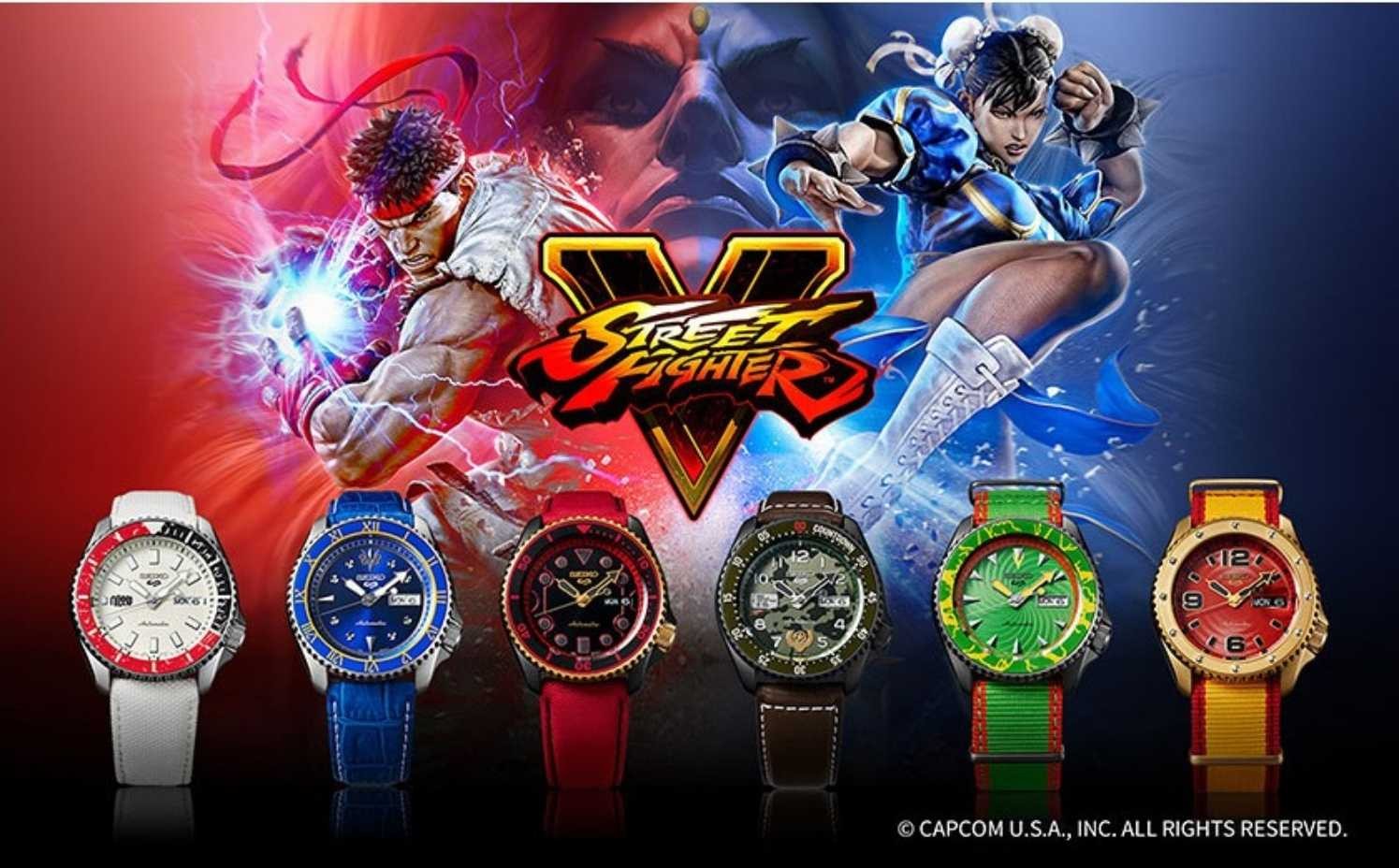 Seiko 5 Sports Street Fighter V